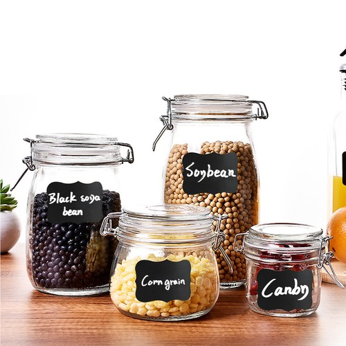 32Pcs Chalkboard Labels Pantry Storage Stickers Reusable For Mason Jar Bottle 2 - Picture 8 of 12