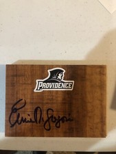 PROVIDENCE FRIARS- ERNIE DIGREGORIO SIGNED AUTOGRAPH FLOORBOARD COA BRAVES CHOF