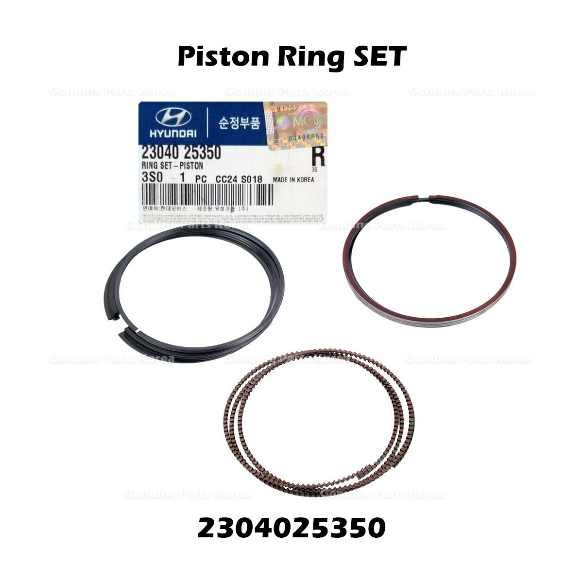 ⭐Genuine⭐ Piston Ring SET 2304025350 for Hyundai Sonata NF