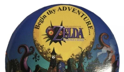 Vtg The Legend Of Zelda Majora’s Mask Pin Nintendo 64 Video Game Collectible - Image 4 of 4