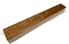 Figured Asian Pyinma (Satinwood) turning blank 1-1/2" x 1-1/2" x 12" (m55) Dried