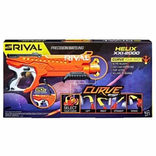 NUEVO NERF Rival Helix XXI 2000 Bomba Acción Alta Capacidad 20 Rondas Blaster - Imagen 2 de 4