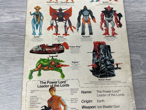 Figura Power Lords Leader / Adam, Completa, Vintage Revell 1982 - Imagen 11 de 17