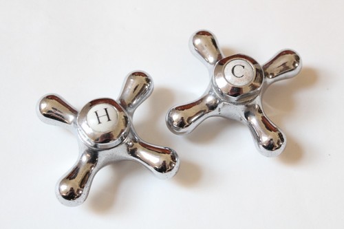 antique faucet cross handles | vtg deco victorian bathroom faucet sink cross - Picture 18 of 24