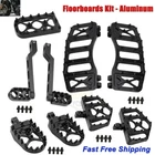 Foot Pegs MX Floorboards Shifter Lever Pegs For Harley Touring Road Street Glide
