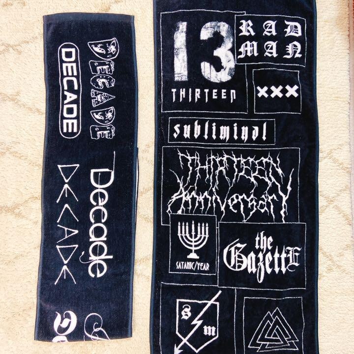 ※the GazettE THRASHER BLACK MORAL※ the GazettE × THRASHER Hoodie BLACKMORAL Size Free Black
