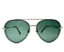 NEW DIFF Lenox Sunglasses Black lens Silver frame GD BL 122p polarized