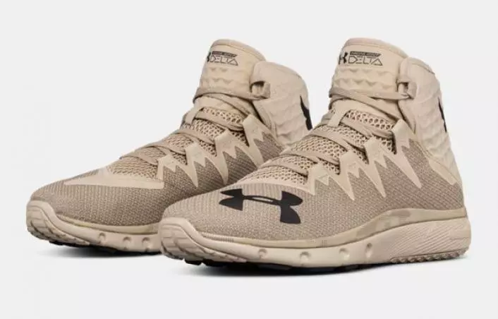 Under Armour UA x Project Rock Training Shoes Khaki Beige | eBay