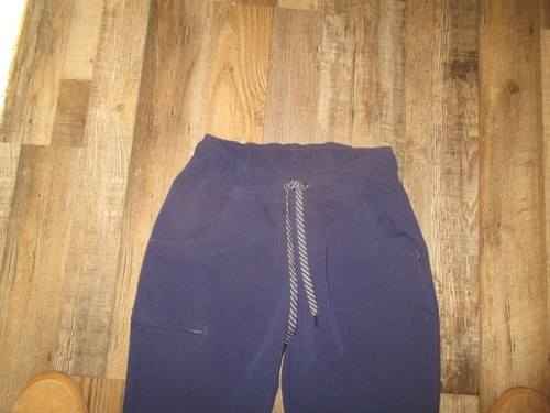 JAANUU womens SZ XS navy JOGGER scrub pants - Picture 3 of 7