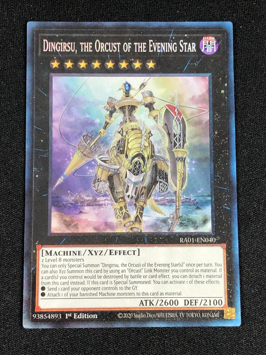 8 star yugioh cards Dingirsu, the Orcust of the Evening [OP11-EN001] Ultimate Rare Single Cards Spell Shield Type-8 (Star Foil)