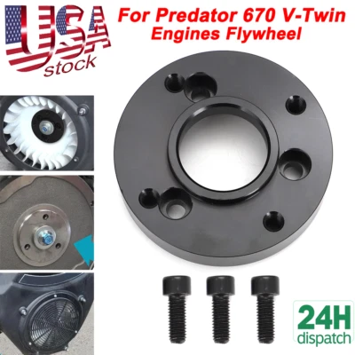 ZLYTOMORCYAL For Predator 670 V-Twin Flywheel Kohler Universal Engines Adapter Aluminum Kit