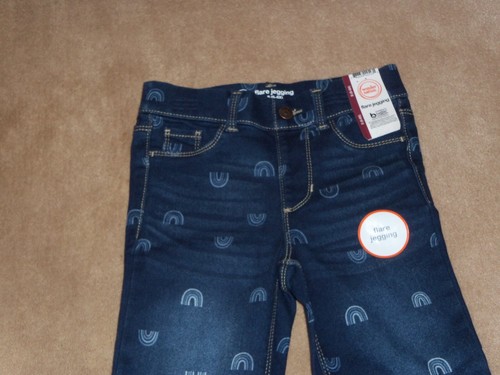 NEW, GIRL'S FLARE JEGGINGS SIZE S (6-6X), WONDER NATION RAINBOWS - Picture 2 of 4