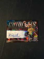 2021-22 Panini Spectra Catalysts Signatures Kevin Huerter Auto Astral Prizm /49