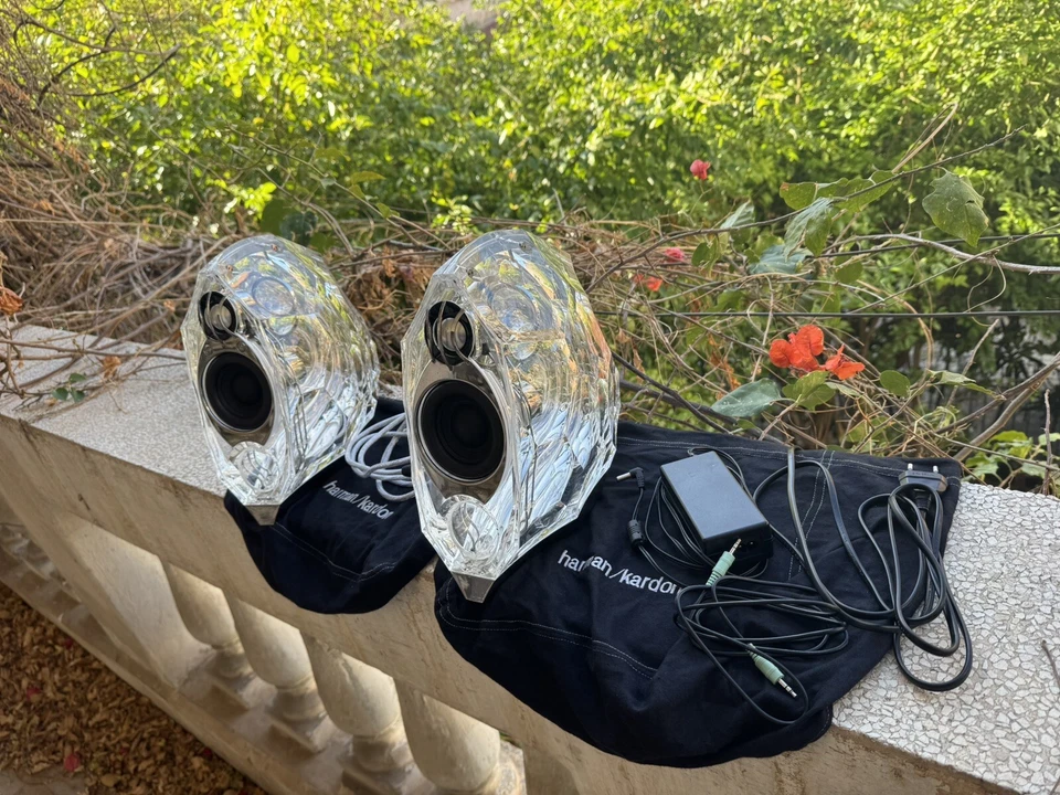 Harman Kardon GLA-55 GLA 55 GLA55 active speakers diffusori da scaffale - Immagine 2 di 4