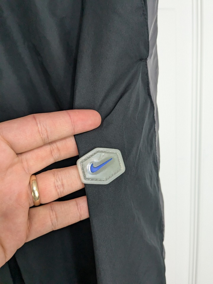 Vintage Nike Track Pants Men's Large Black Stretch Casual Swoosh eBay