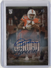 BREVIN JORDAN NCAA Miami 2021 Panini Luminance RC Auto 305/349 #181 Card A