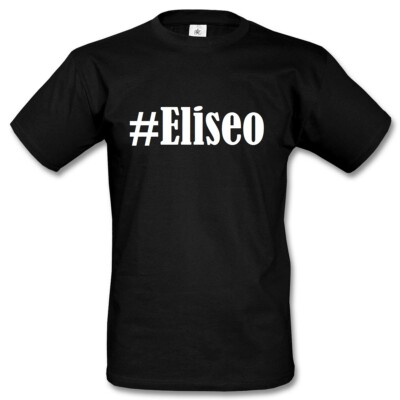 T-Shirt #Eliseo Hashtag Raute für Damen Herren und Kinder