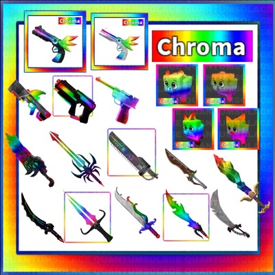 All Chroma Weapons Roblox Murder Mystery 2 Mm2 Godly Gun And - roblox murder mystery 2 trading bulletin board looking for