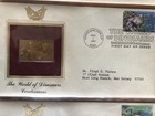 1997 First Day Issue The World of Dinosaurs Gold Stamp Replicas-Set of Three — photo 3