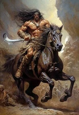 "King Conan" 13" x 19" Fine Art Print Limited to Only 20 Hand-Numbered Copies