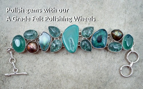 75mm FELT POLISHING WHEEL 20MM THK HIGH QUALITY FELT POWER TOOL ACCESSORY HYT - Picture 3 of 3