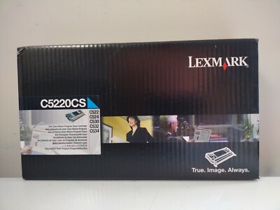  New ! GENUINE Lexmark  C522 c524 C530 C532 C534 Cyan Toner C5220CS C522-0CS