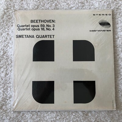 WESTMINSTER  WST 14119  Beethoven: Quartet No. 9&4   Smetana Quartet  ( SEALED )