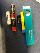 Vtg Lot LEAD PENCIL REFILLS   Eversharp Eagle Fineline Sears & Roebuck Coldspot