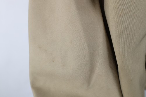 Vintage 70s 80s Members Only Mens 44 Distressed Full Zip Bomber Jacket Beige - Picture 6 of 18