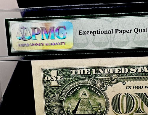 2003 A Federal Reserve $1 FR 1931-1 Minneapolis PMG 67 EPQ Superb Gem Unc. - Picture 10 of 12