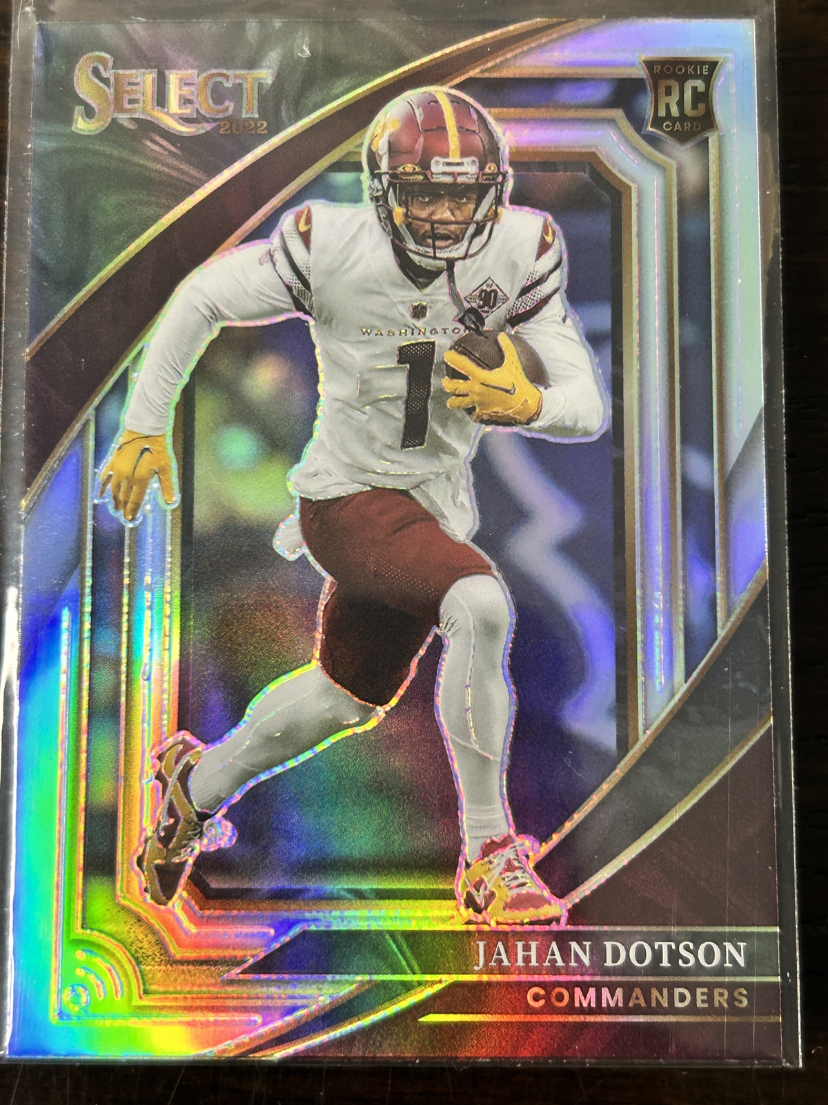 Jahan Dotson 2022 Select Suite Level Silver Prizm Rookie!