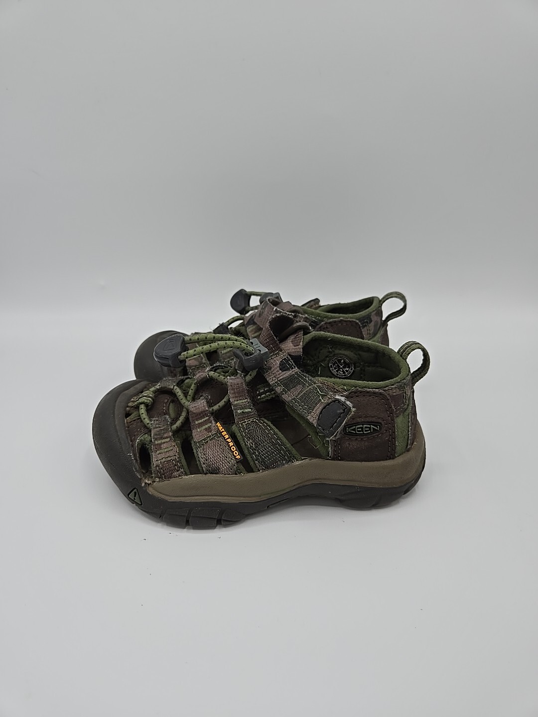 Sandali da trekking KEEN Newport H2 Cascade marroni mimetici acqua taglia 8 bambini bambini