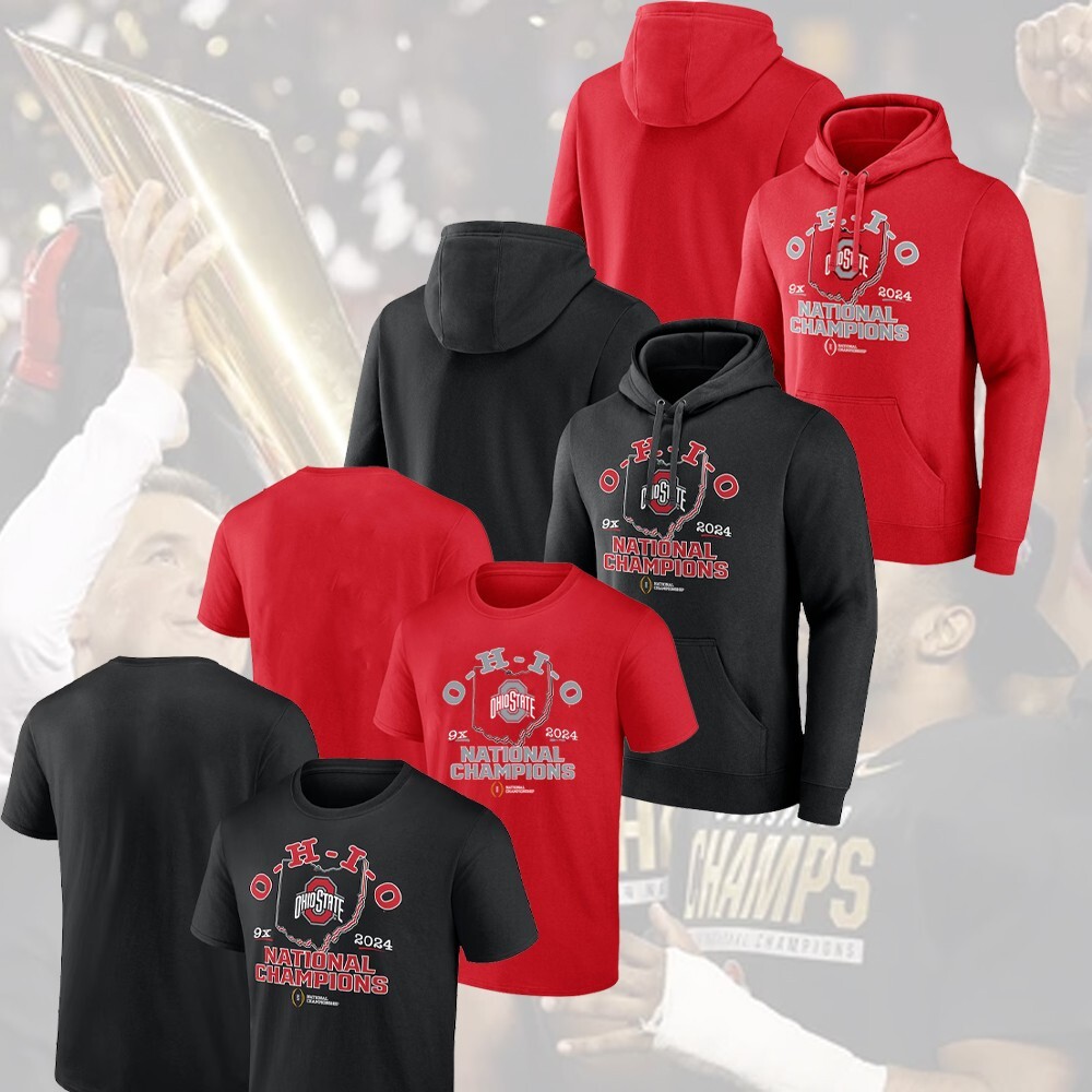 HOT NEW - Ohio State Buckeyes College Football Playoff 2024 National Champions