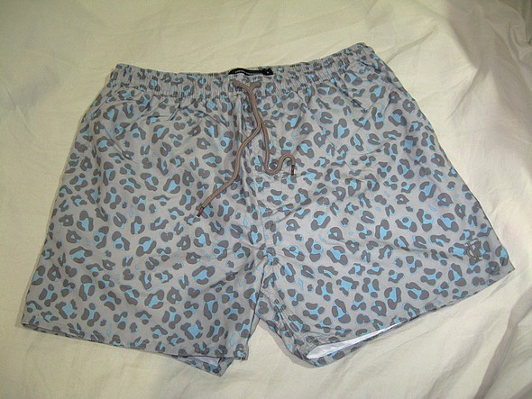 BNWT  FRENCH CONNECTION FCUK  Swim Shorts  Ice Grey  34 "" Waist