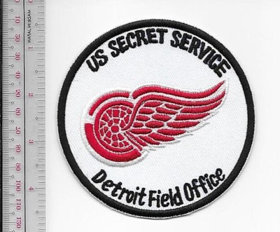 US SS Secret Service Michigan Detroit Field Office Red Wings Agent NO TARIFF