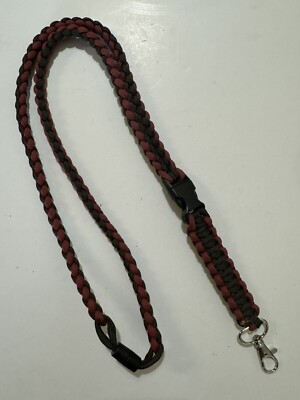 Heavy Duty Braided 550 Paracord 21  Neck Lanyard Keychain Men Women Outdoor/Work