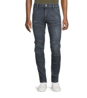 G-Star Premium High Rise 3D Zip Knee Skinny Jeans 32/32 $230