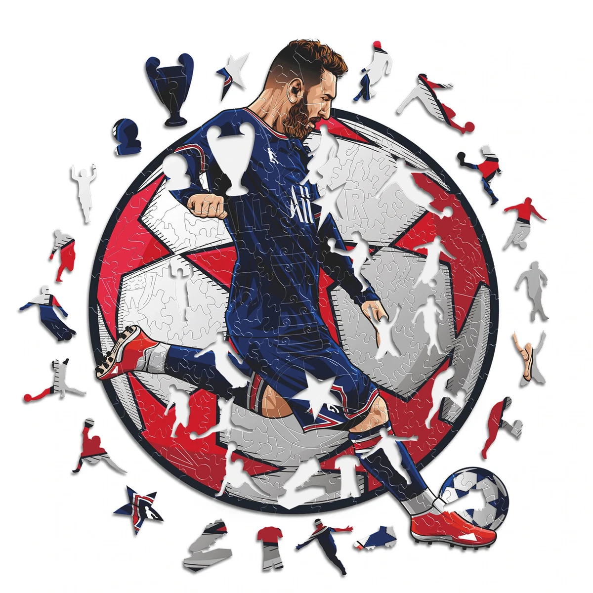 Os 10 melhores do futebol - puzzle online