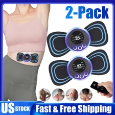 Pulse Tens Unit USB Massager Back Full Body Muscle Stimulator Pain Relief Device