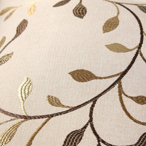2Pack Classical Embroidery Jacquard Leaf Pattern Square Pillow Cushion Covers - Picture 16 of 19