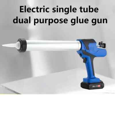 24V Electric Single Tube Structural Glue Guns Dual Purpose Caulking Glue Guns