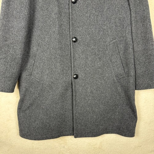 Vintage Nordstrom Mantel Herren Usa Made Overcoat 100% Pure Wool - Bild 2 von 15
