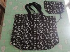 Sac De Plage Noir Imprimé