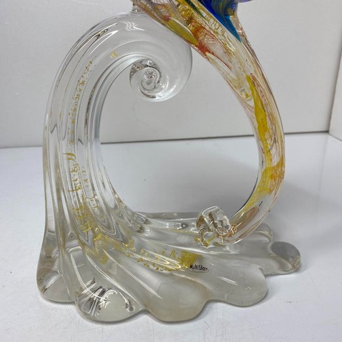 Murano glass extra large bird figurine 15.0 × 8.3 inches Rare Interior - Picture 4 of 15