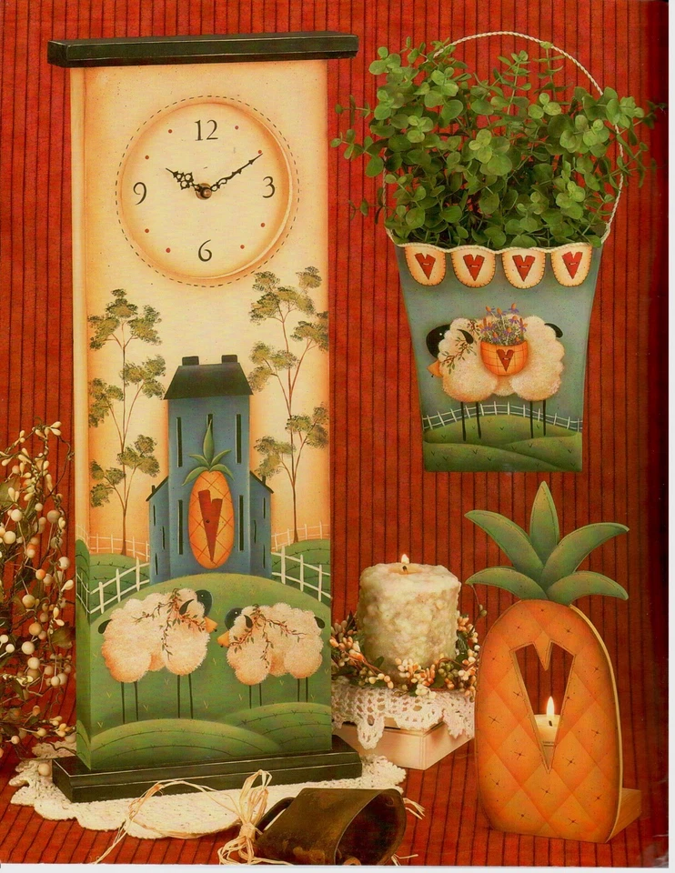 Plum Purdy Warm 'N Wooly Friends Renee Mullins Decorative Painting Pattern Book - Image 2 of 4