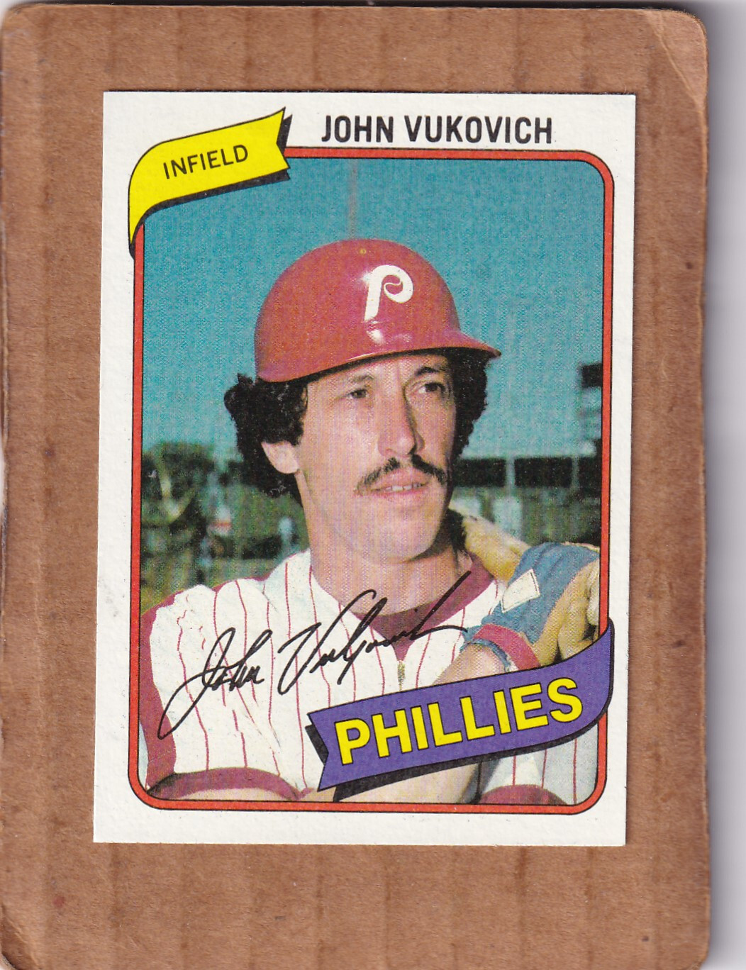 1980 Topps Burger King John Vukovich Philadelphia Phillies #8