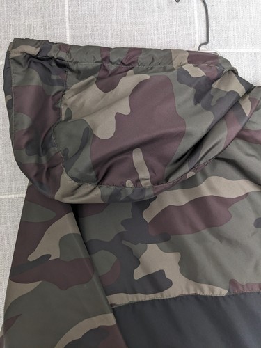 CSG Champs Sports Jacket Mens Small Green Black Como Zip Hoodie Camouflage - Picture 13 of 20