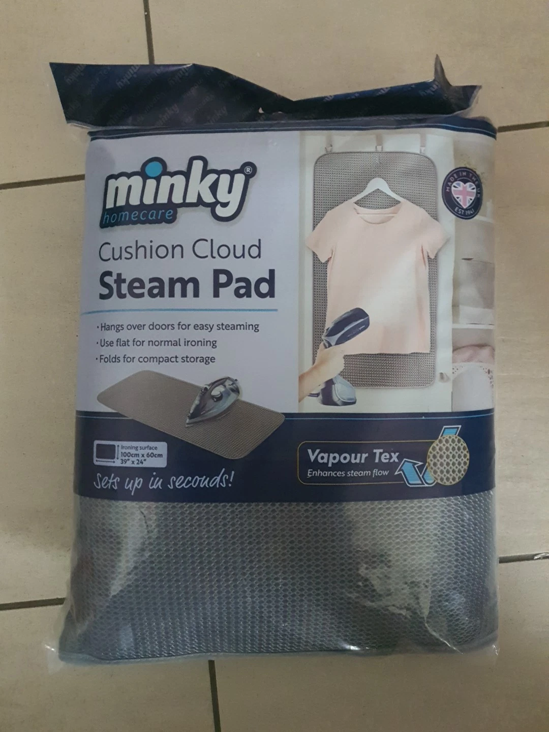 Minky Cushion Cloud Steam Pad, Garment Steamer Heat Mat for Grey Pad