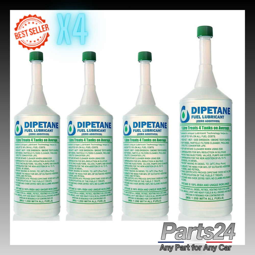 4x Dipetane Fuel Treatment Reduce Emissions Injector DPF CAT EGR System Cleaner