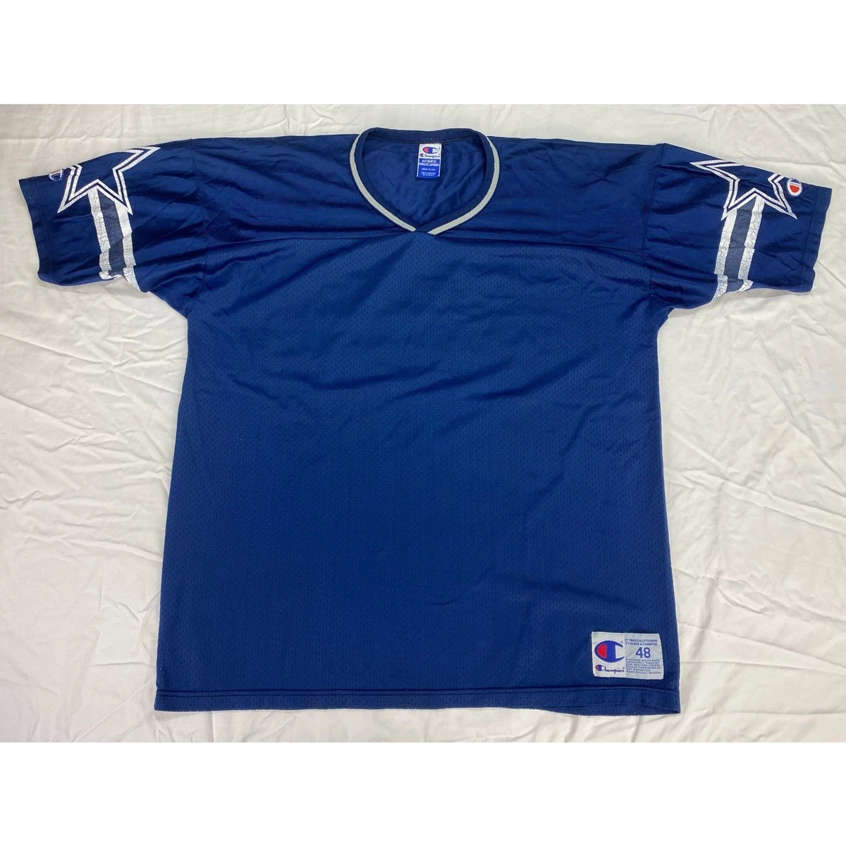 Maillot Vintage Dallas Cowboys Sand Knit - Taille XS - Homme - Bleu Médaillé